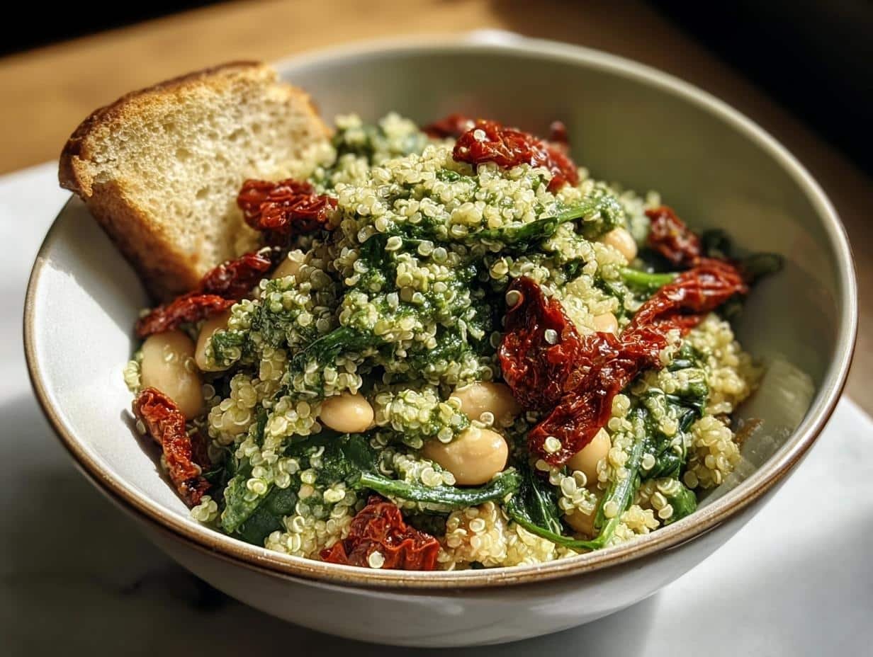 Spinach Pesto Butter Bean: 1 Flavorful Meal - Spinach Pesto Butter Bean - additional detail