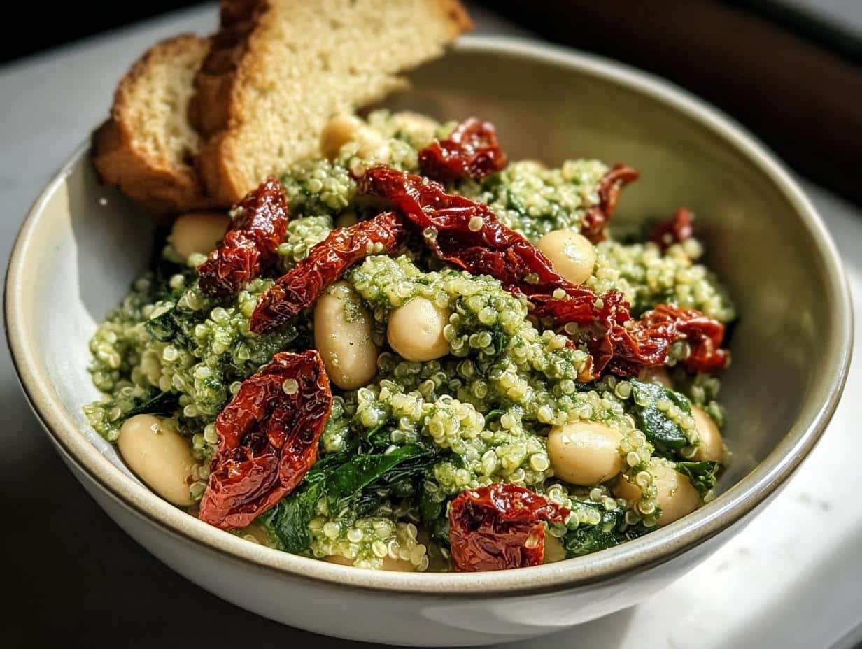 Spinach Pesto Butter Bean
