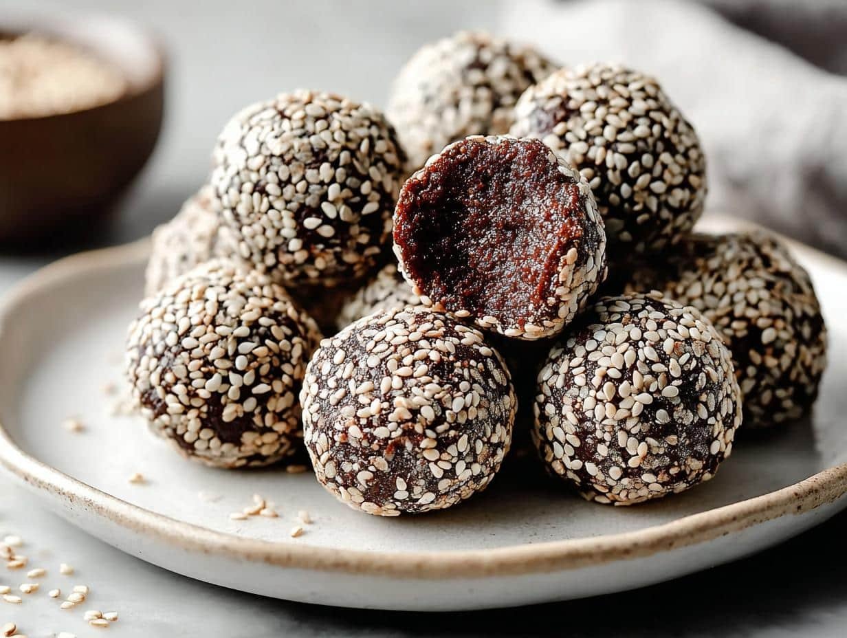 Tahini Chocolate Balls