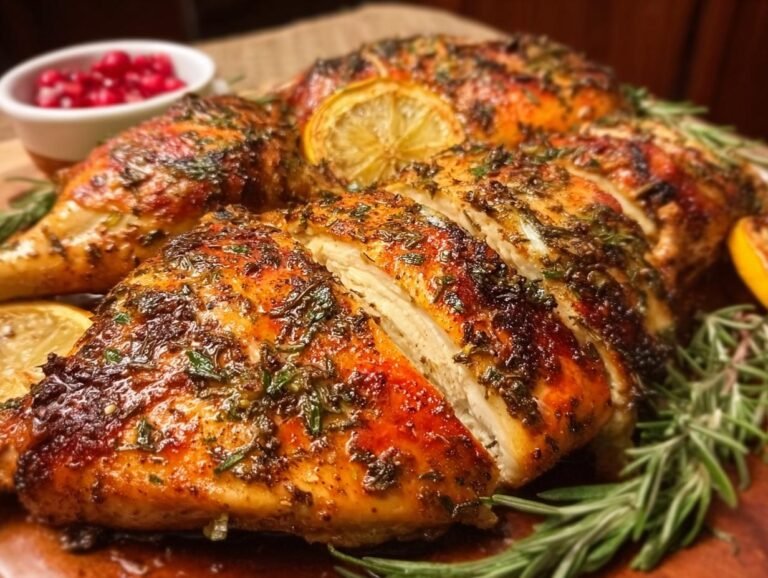 Thanksgiving Baked Chicken Leg