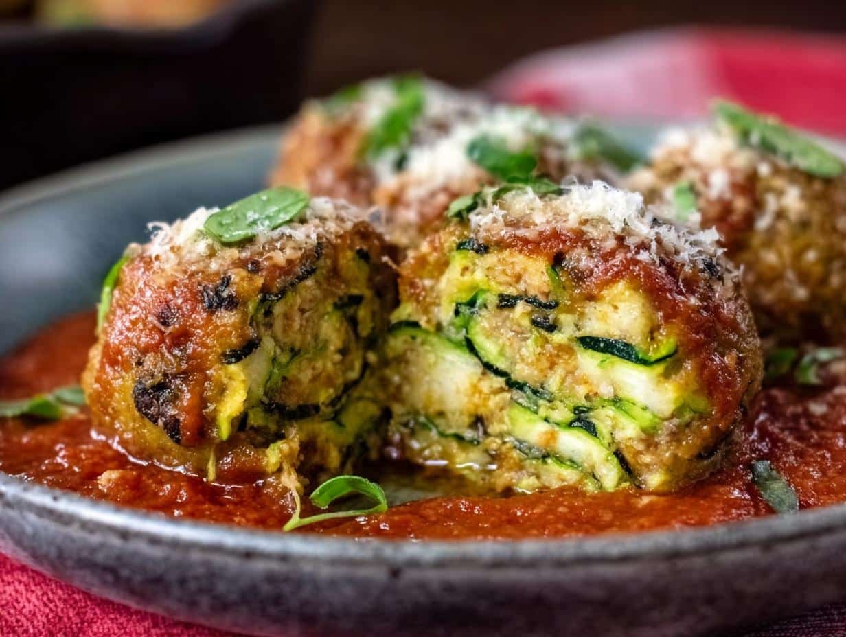 Amazing Vegetarian Zucchini Meatballs You Crave - Vegetarian Zucchini Meatballs - additional detail