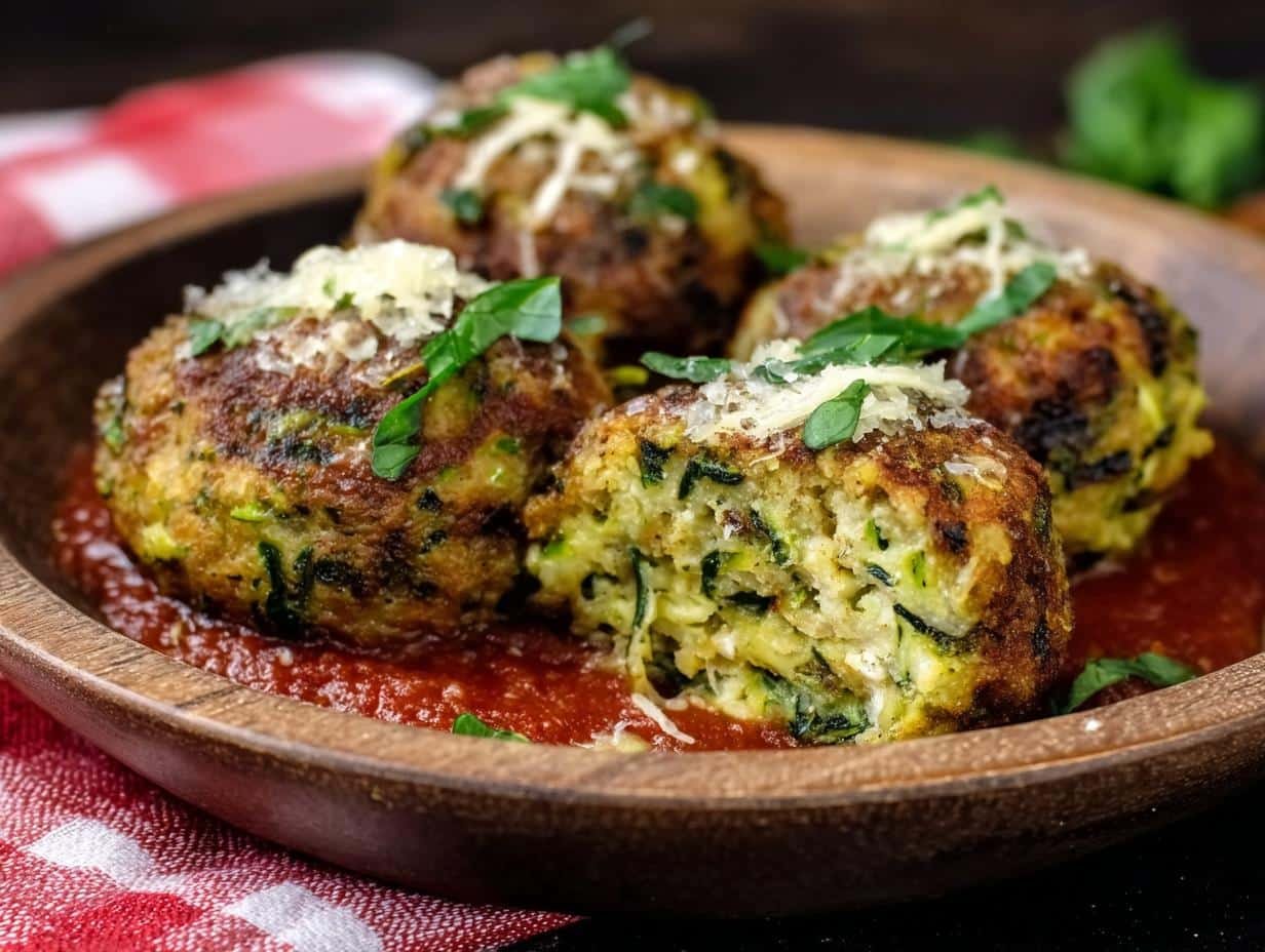 Amazing Vegetarian Zucchini Meatballs You Crave - Vegetarian Zucchini Meatballs - additional detail