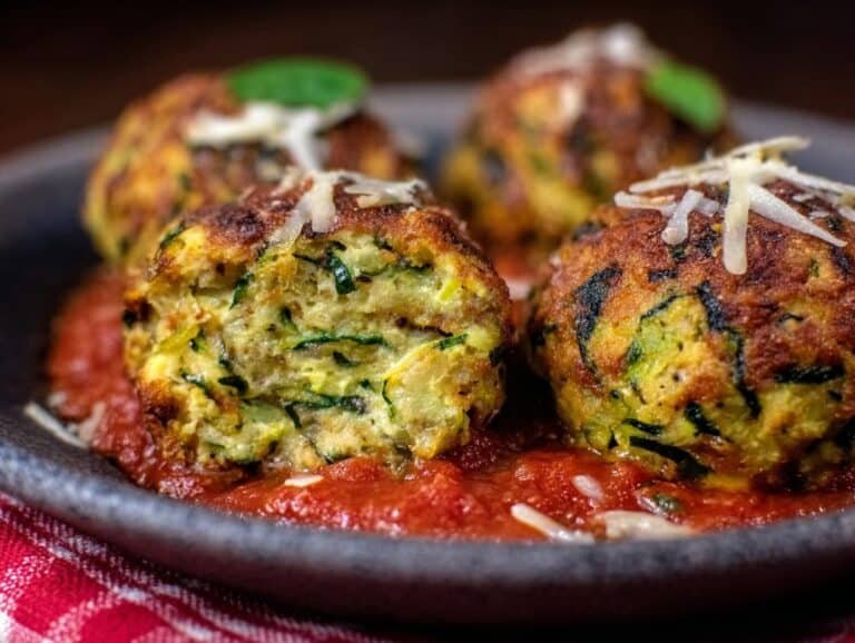 Vegetarian Zucchini Meatballs