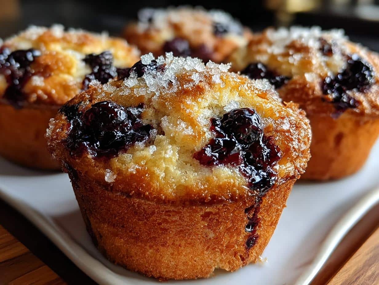 Zesty Blueberry Lemon Burst: 1 Amazing Muffin - Zesty Blueberry Lemon Burst - main visual representation