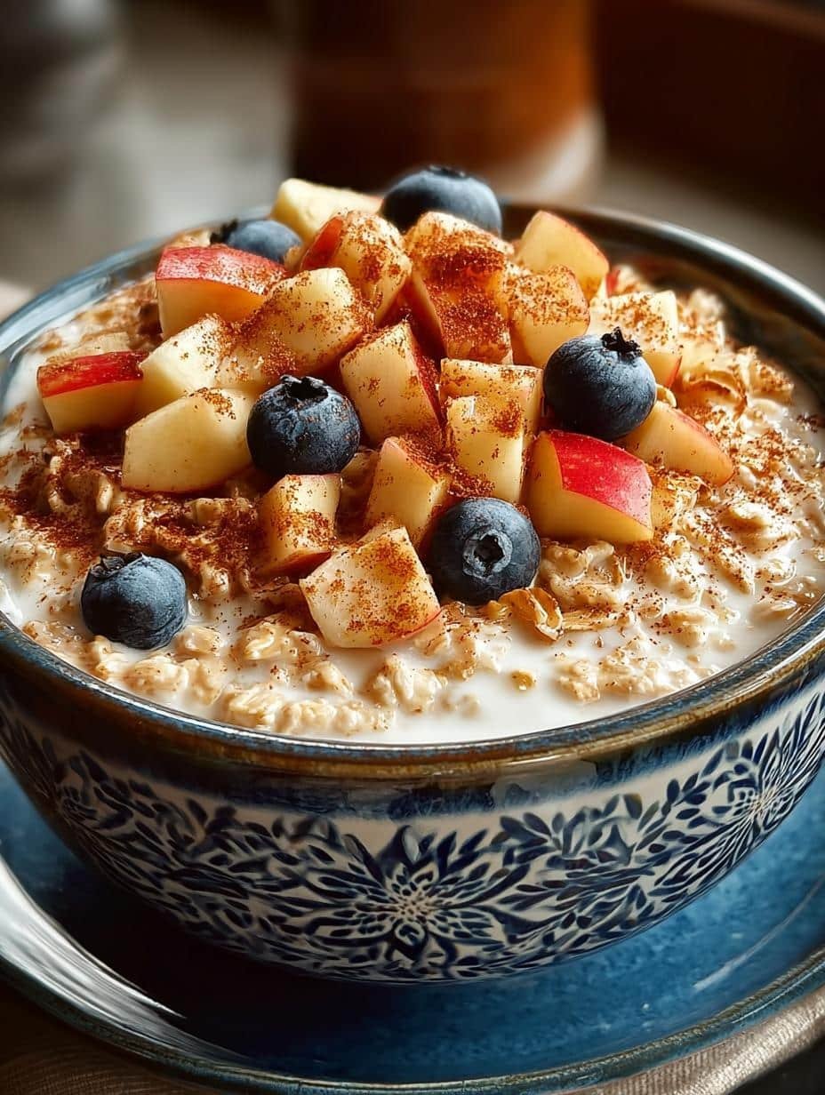 Delicious Apple Cinnamon Oatmeal Stovetop Recipe - Apple Cinnamon Oatmeal Stovetop - main visual representation