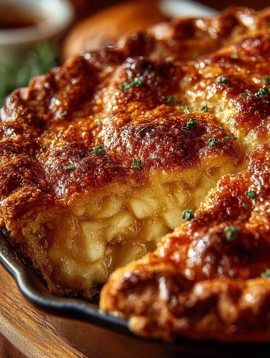 Delicious Apple Pie Delight Timeless, a comforting classic dessert with a golden crust and warm apple filling, ready to be served.