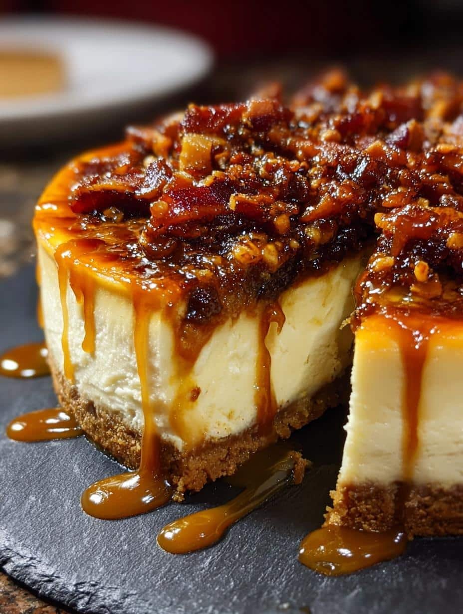 Bacon Caramel Cheesecake Bliss