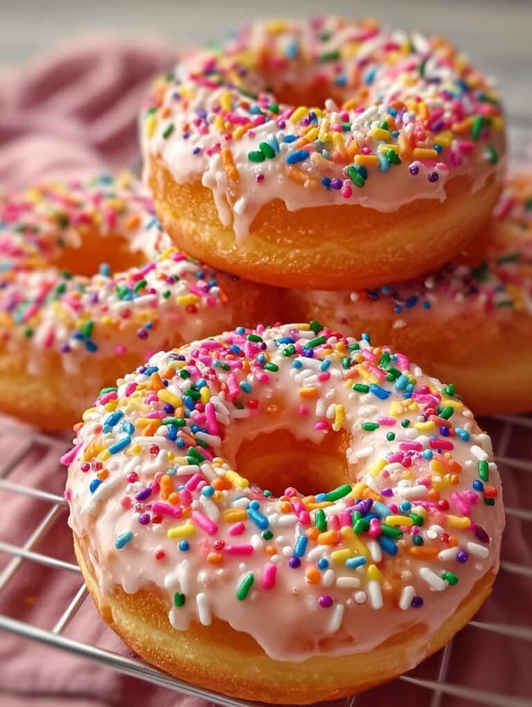 Baked Funfetti Donuts with