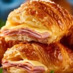 Baked Ham Cheese Croissants