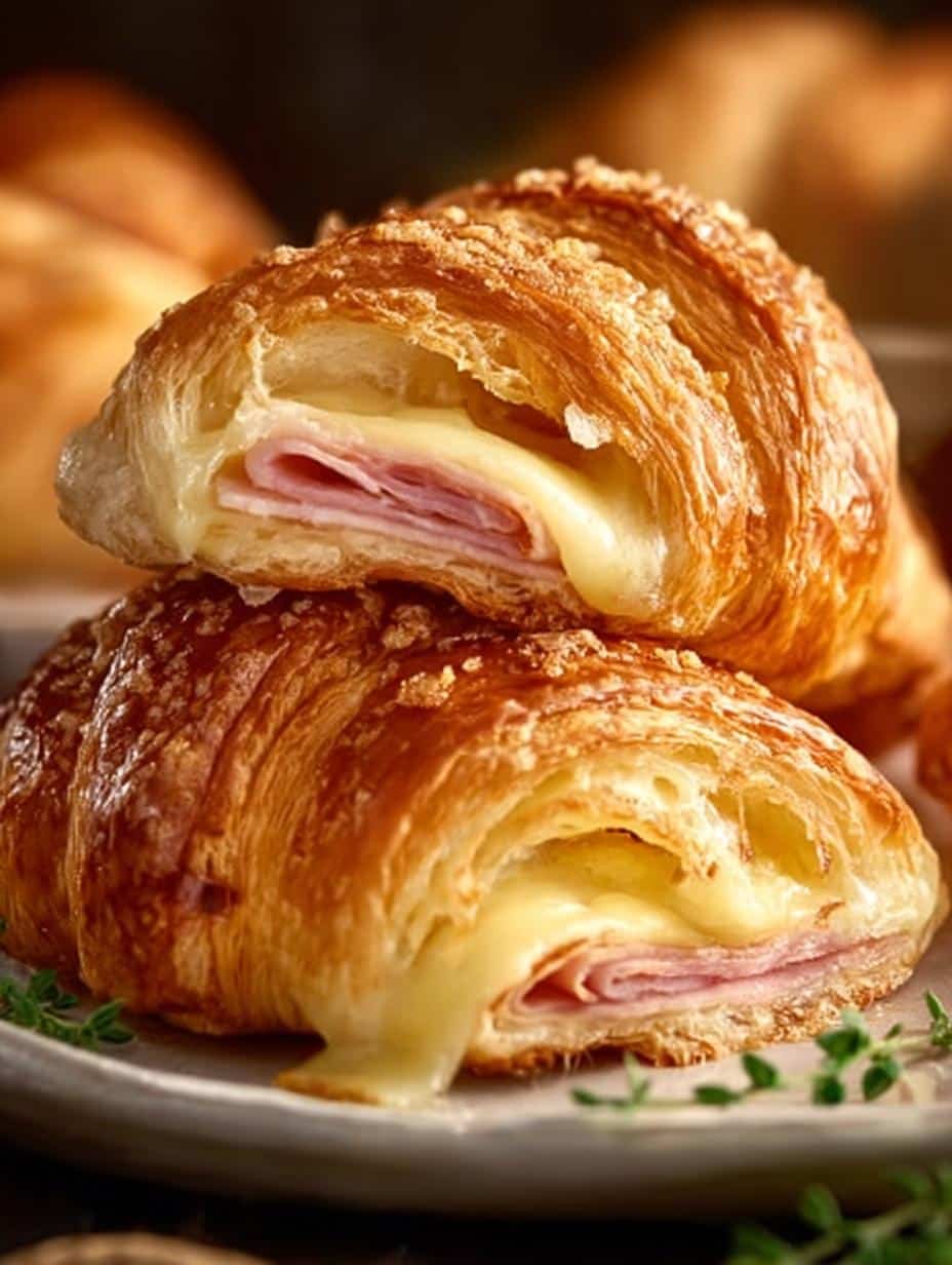 Baked Ham Cheese Croissants: 8 Steps to Flaky Delight - Baked Ham Cheese Croissants - additional detail