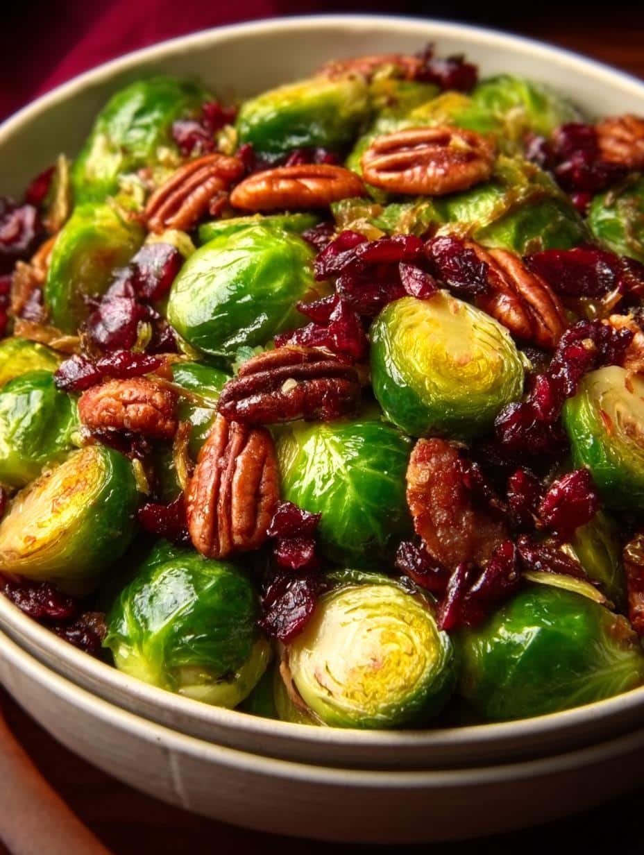 Brussels Sprouts Bacon Pecans: 1 Stunning Recipe - Brussels Sprouts Bacon Pecans - additional detail