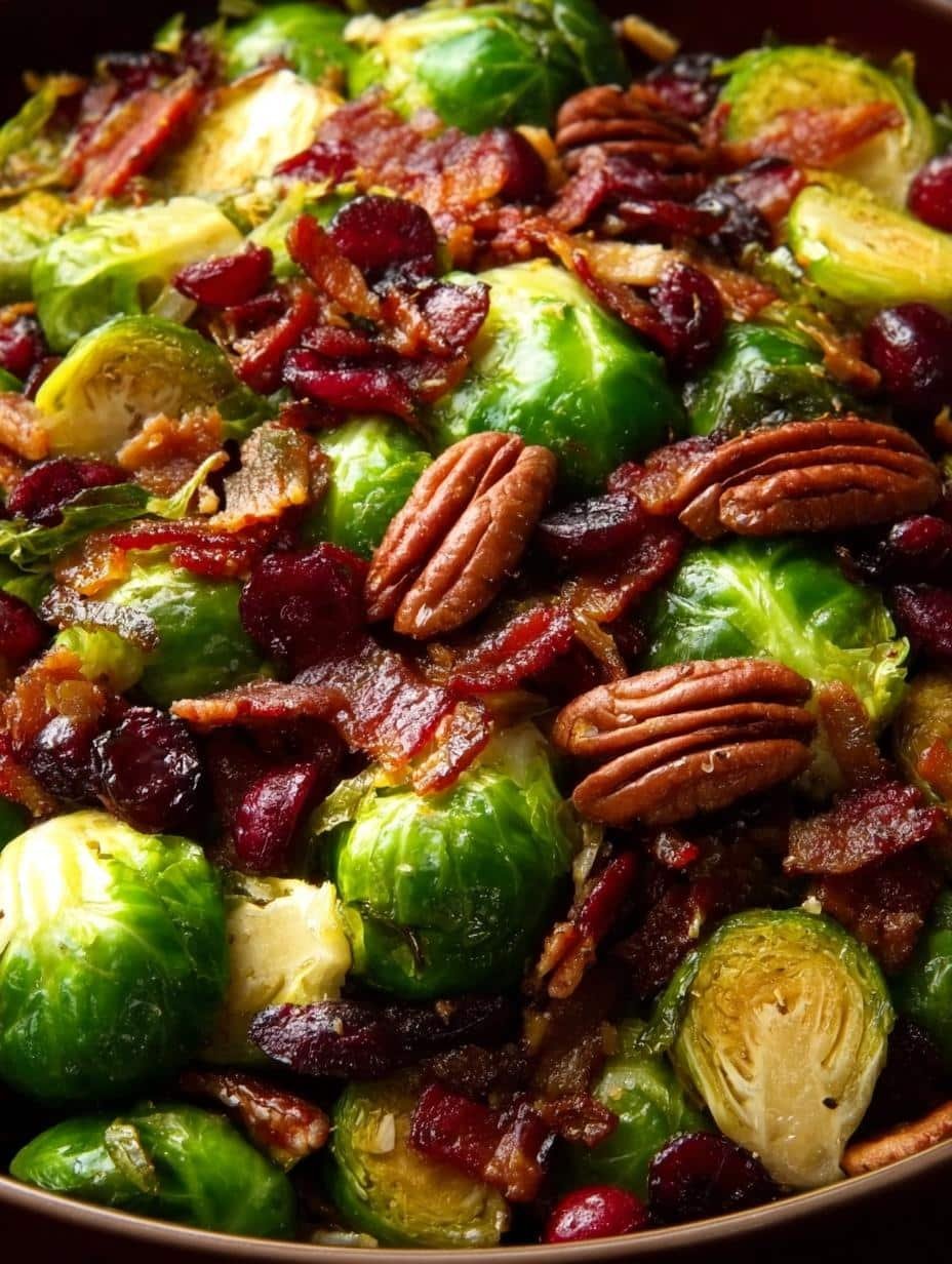 Brussels Sprouts Bacon Pecans