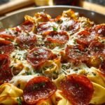 Cheese Tortellini Pepperoni Pizza