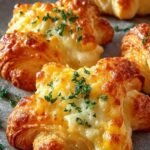 Cheesy Crescent Roll Leaves