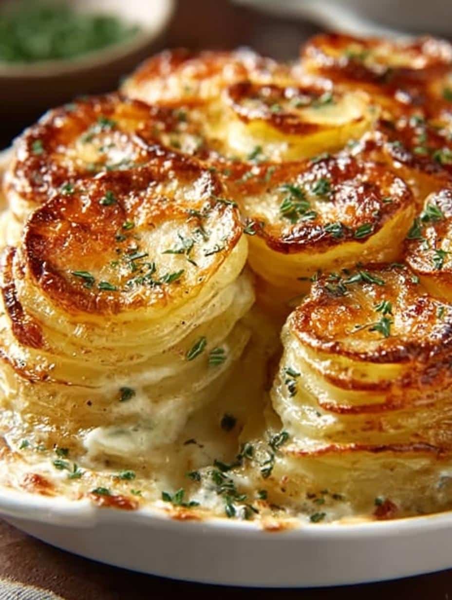 Cheesy Mini Gratin Dauphinois: 12 Irresistible Stacks - Cheesy Mini Gratin Dauphinois - additional detail