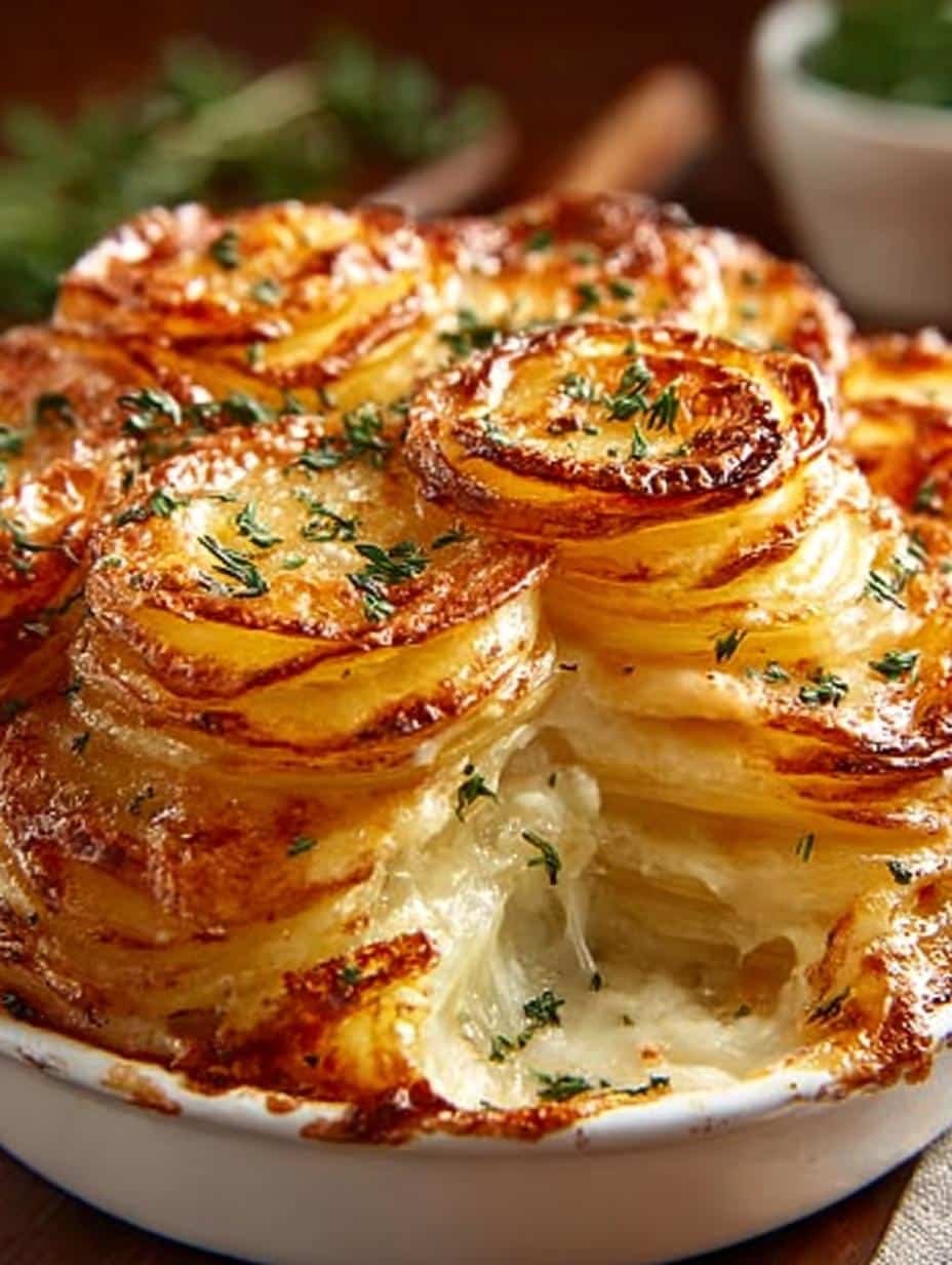 Cheesy Mini Gratin Dauphinois