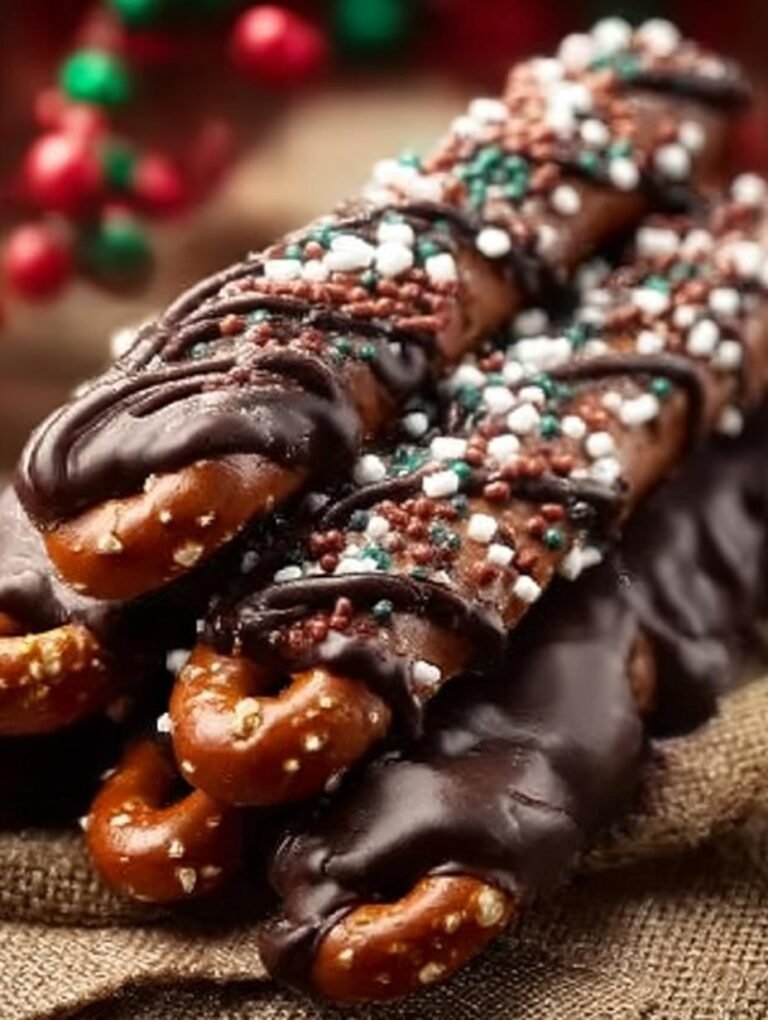 Chocolate Covered Pretzel Rods