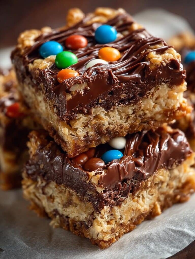 Chocolate Fudge Oatmeal Bars