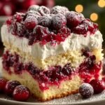 Christmas Cranberry Poke Cake