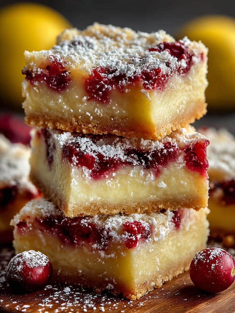 Cranberry Lemon Bars Refreshing: 5 Delightful Variations - Cranberry Lemon Bars Refreshing - additional detail