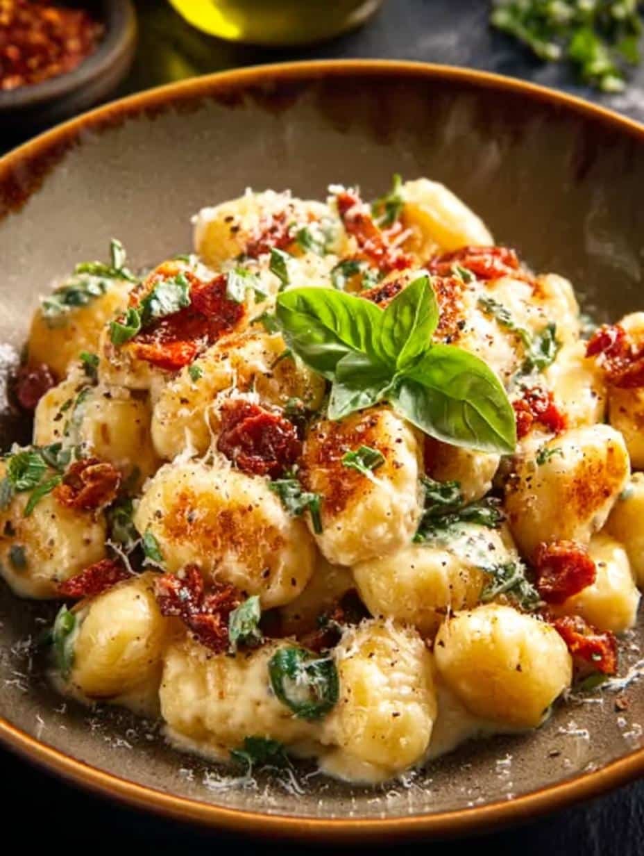 Creamy Tuscan Gnocchi