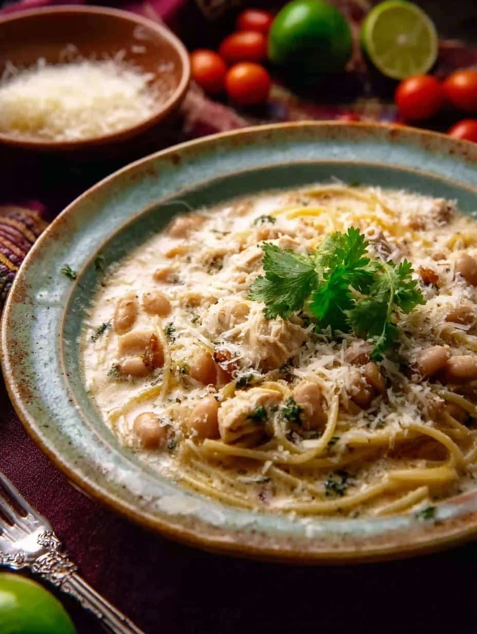 Delicious Creamy White Chicken Chili Recipe - Creamy White Chicken Chili - main visual representation