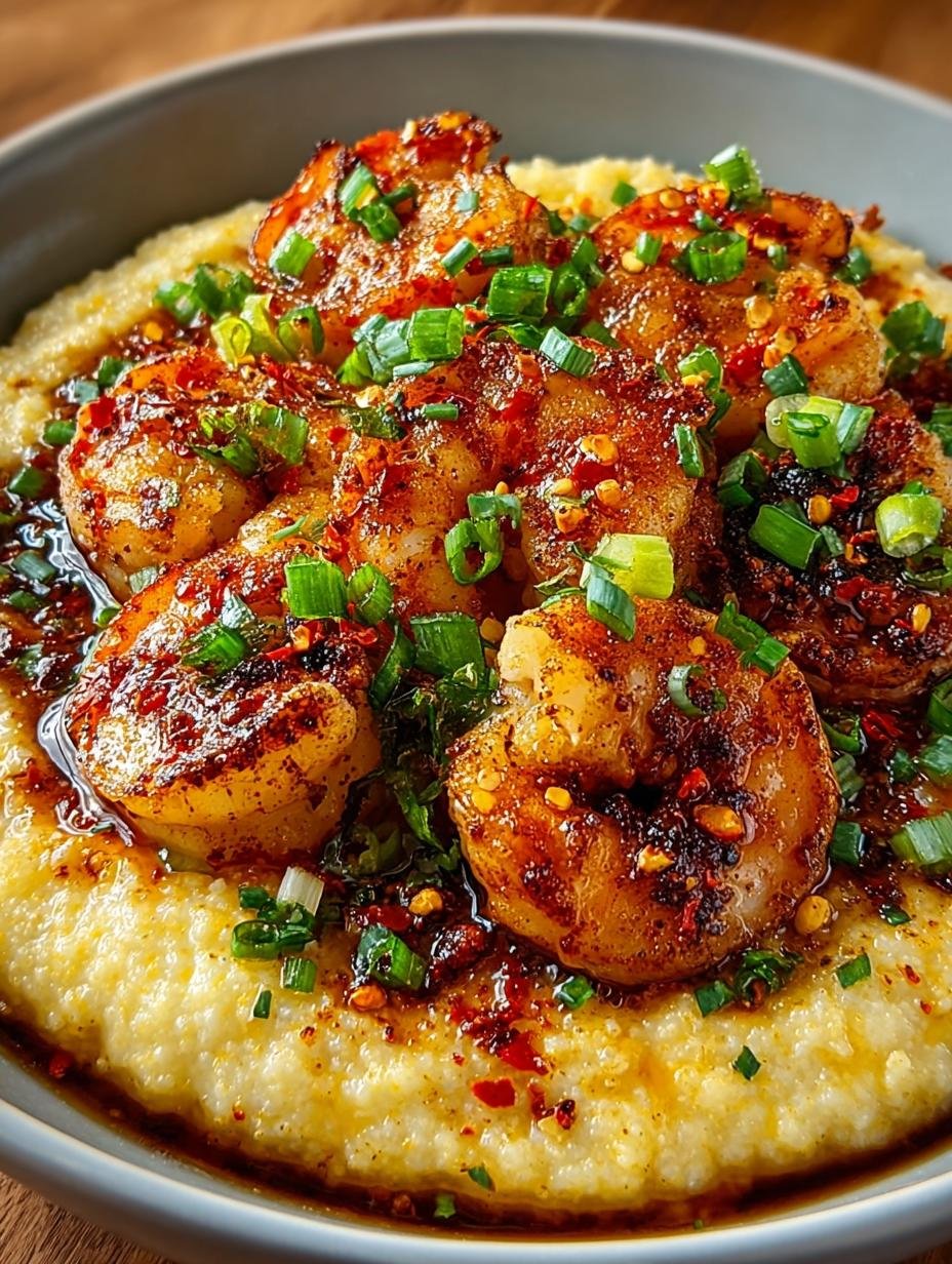 Crispy Cajun Shrimp Grits: A Flavorful Delight - Crispy Cajun Shrimp Grits - main visual representation