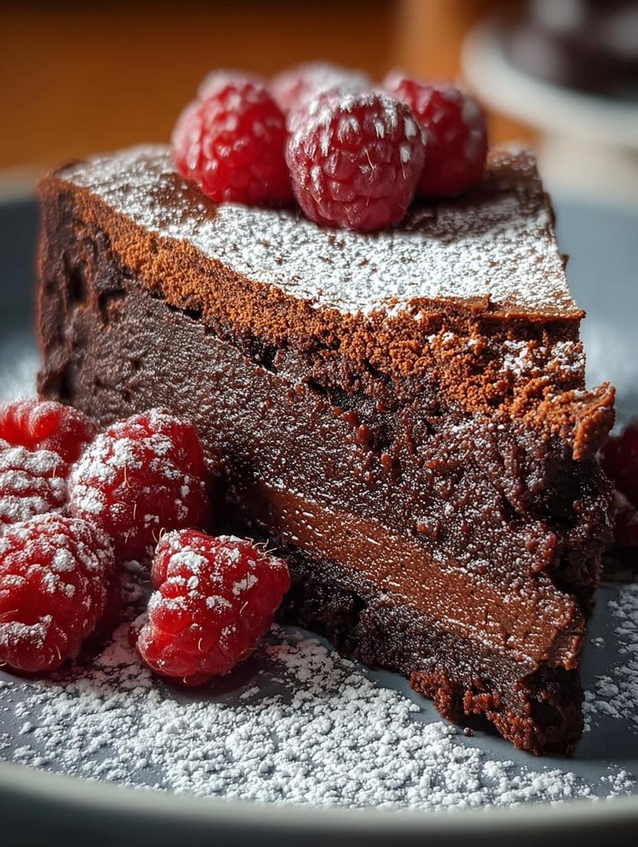 Flourless Chocolate Cake Fudgy