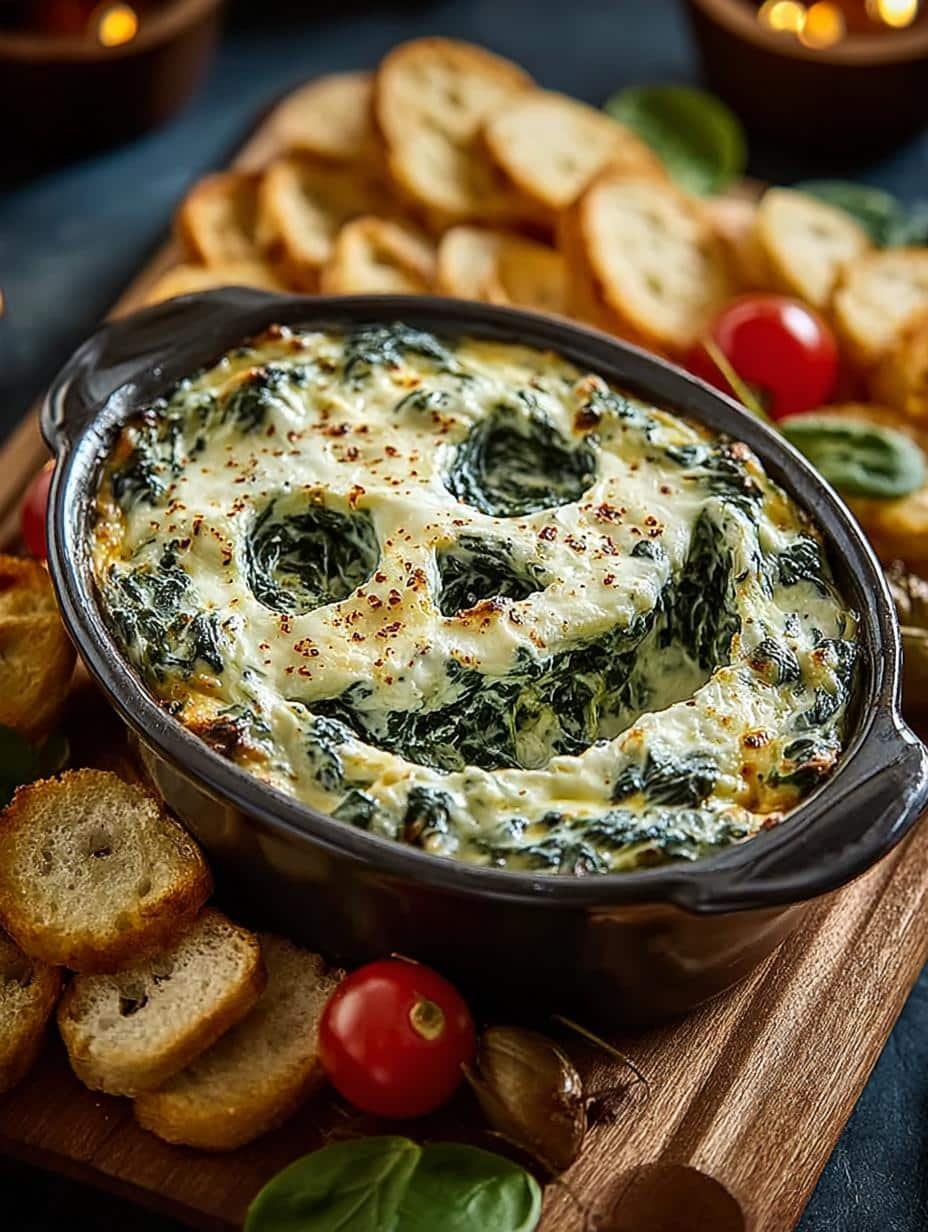 Franken Spinach Monster Dip: 5 Spooky Treats for Halloween - Franken Spinach Monster Dip - additional detail