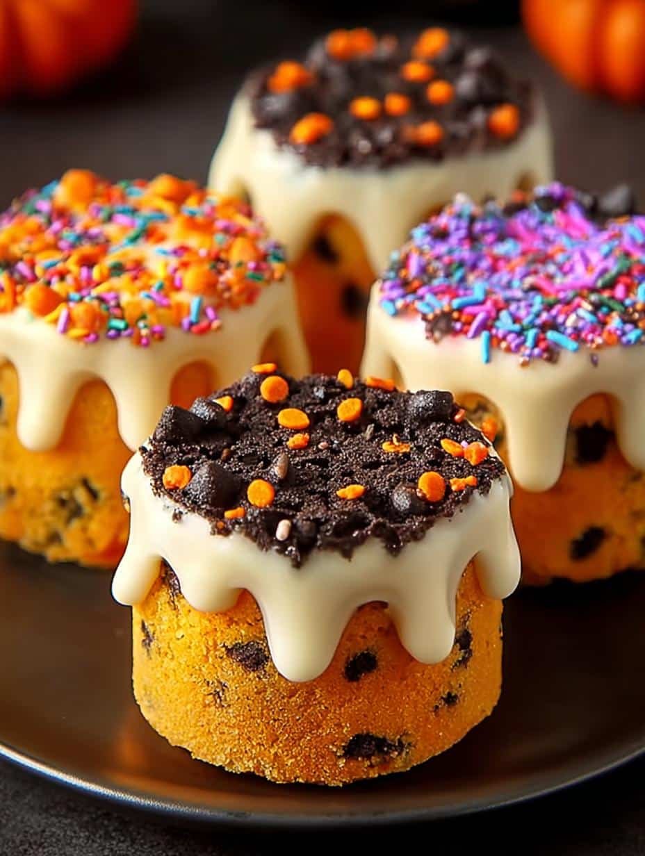 Funfetti Halloween Mini Cakes: 10 Jaw-Dropping Bites - Funfetti Halloween Mini Cakes - additional detail