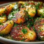 Garlic Butter Roasted Brussels