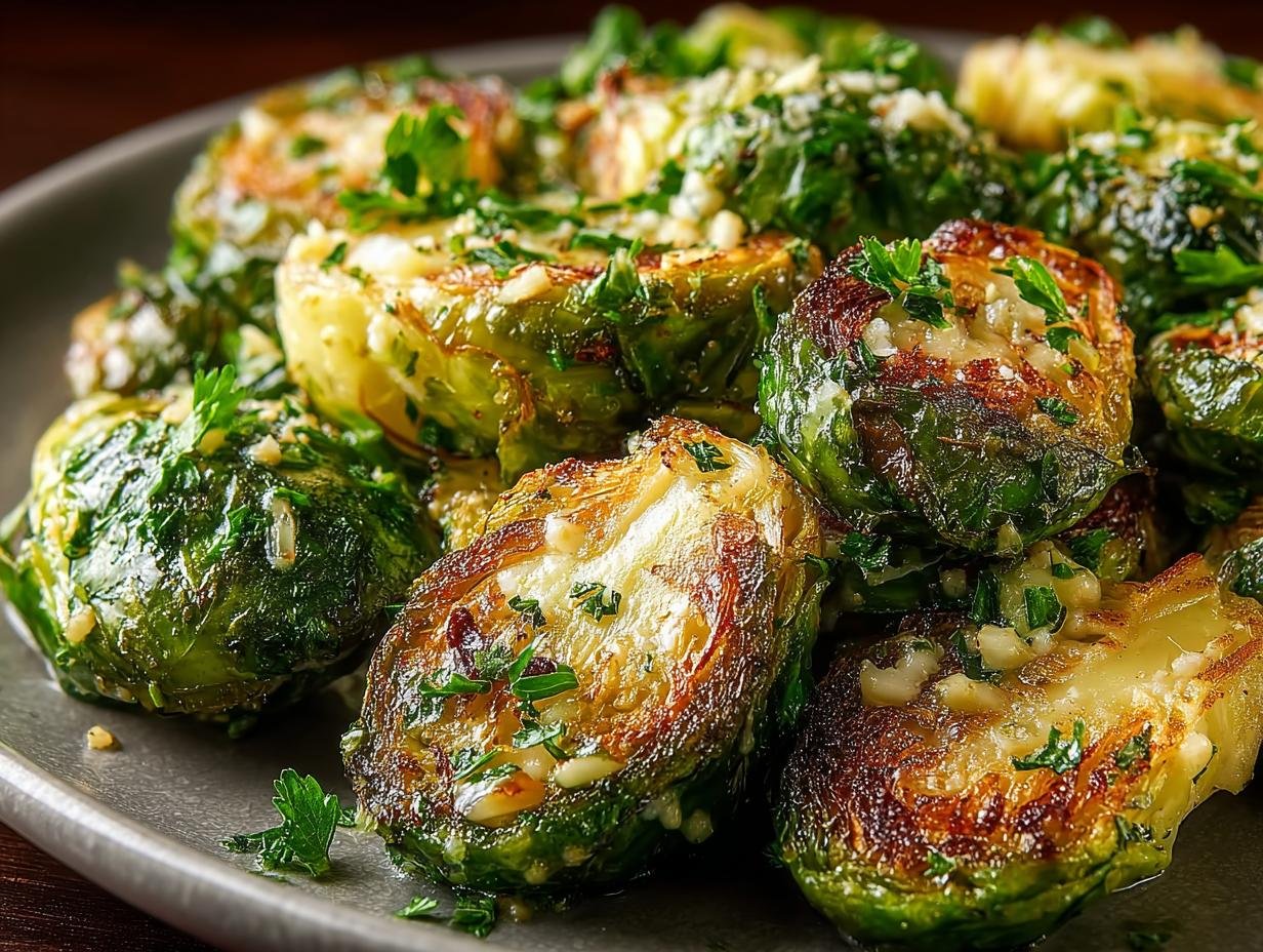 Amazing Garlic Butter Roasted Brussels: 4 Secrets - Garlic Butter Roasted Brussels - additional detail