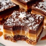 Gingerbread Caramel Slice