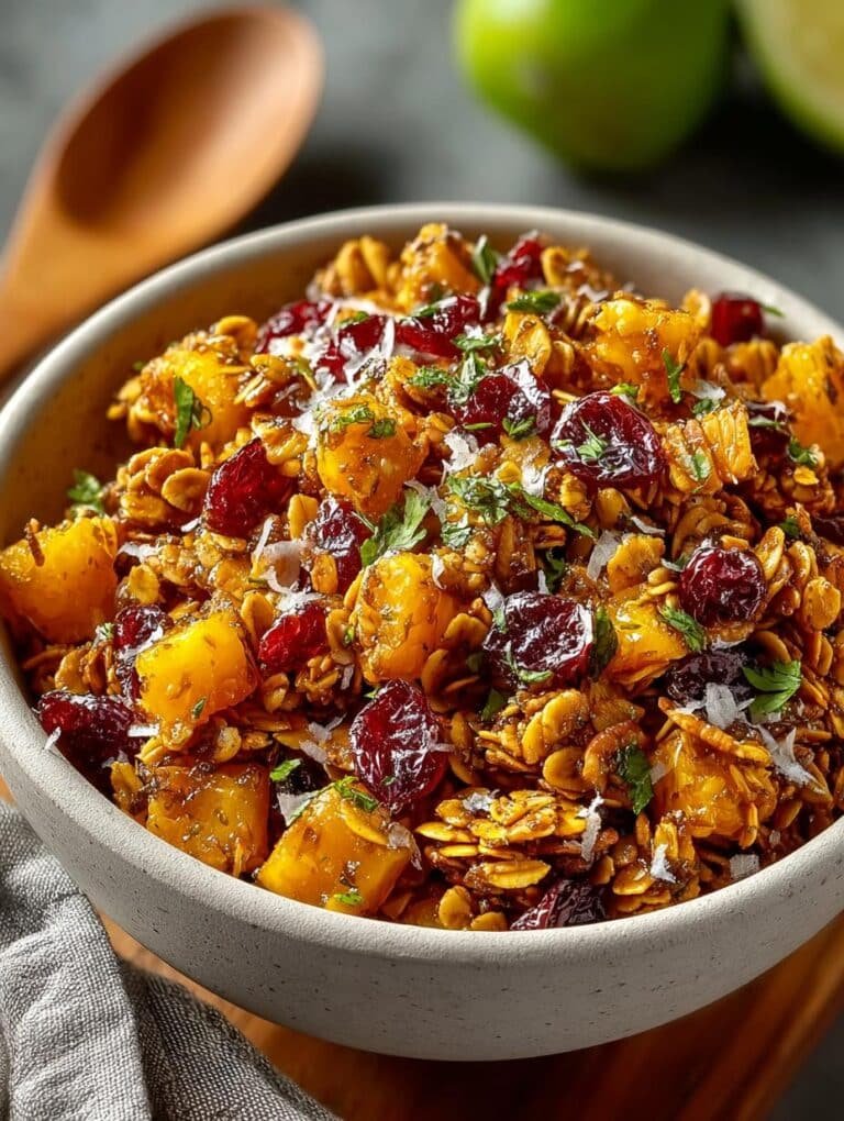 Golden Maple Pecan Granola