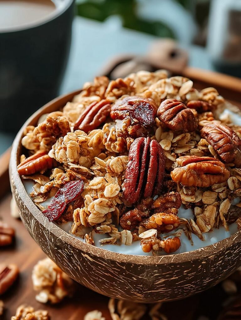 Golden Maple Pecan Granola