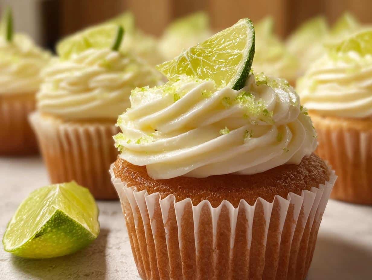 Margarita Cupcakes Lime Frosting: Divine Treat - Margarita Cupcakes Lime Frosting - additional detail