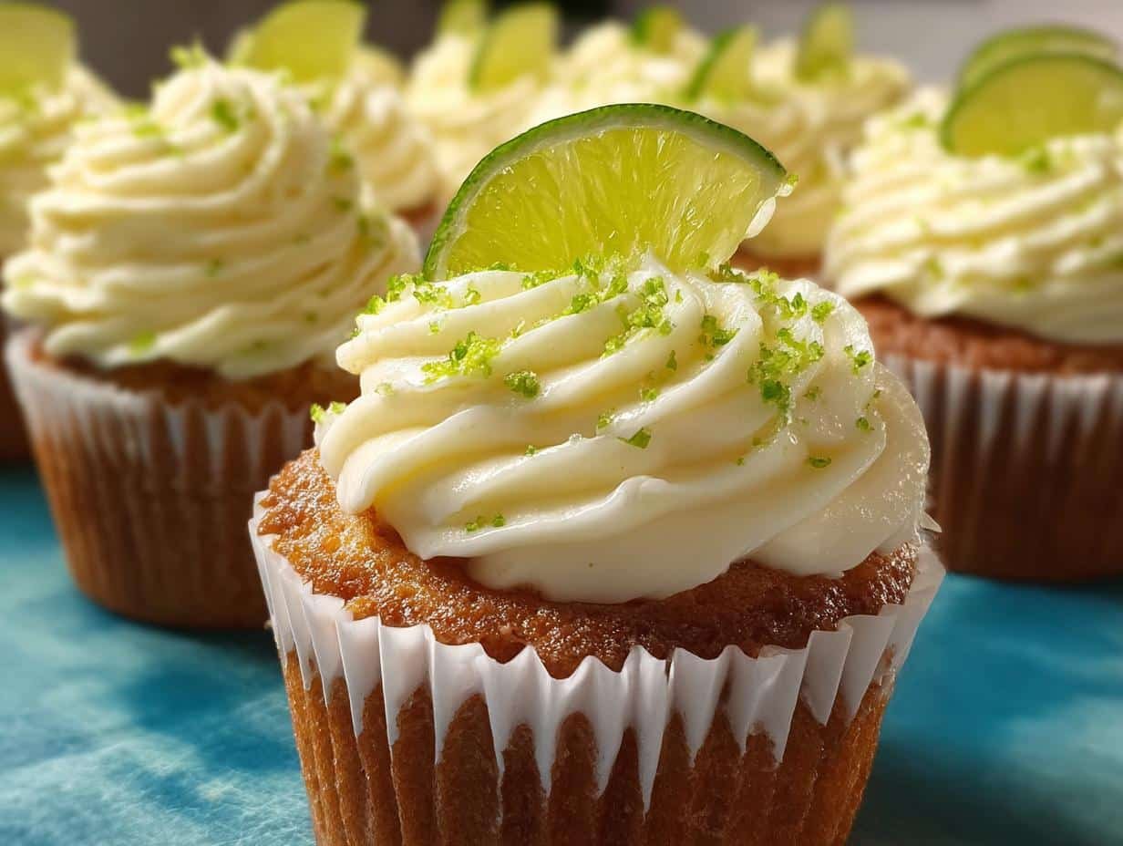 Margarita Cupcakes Lime Frosting: Divine Treat - Margarita Cupcakes Lime Frosting - additional detail