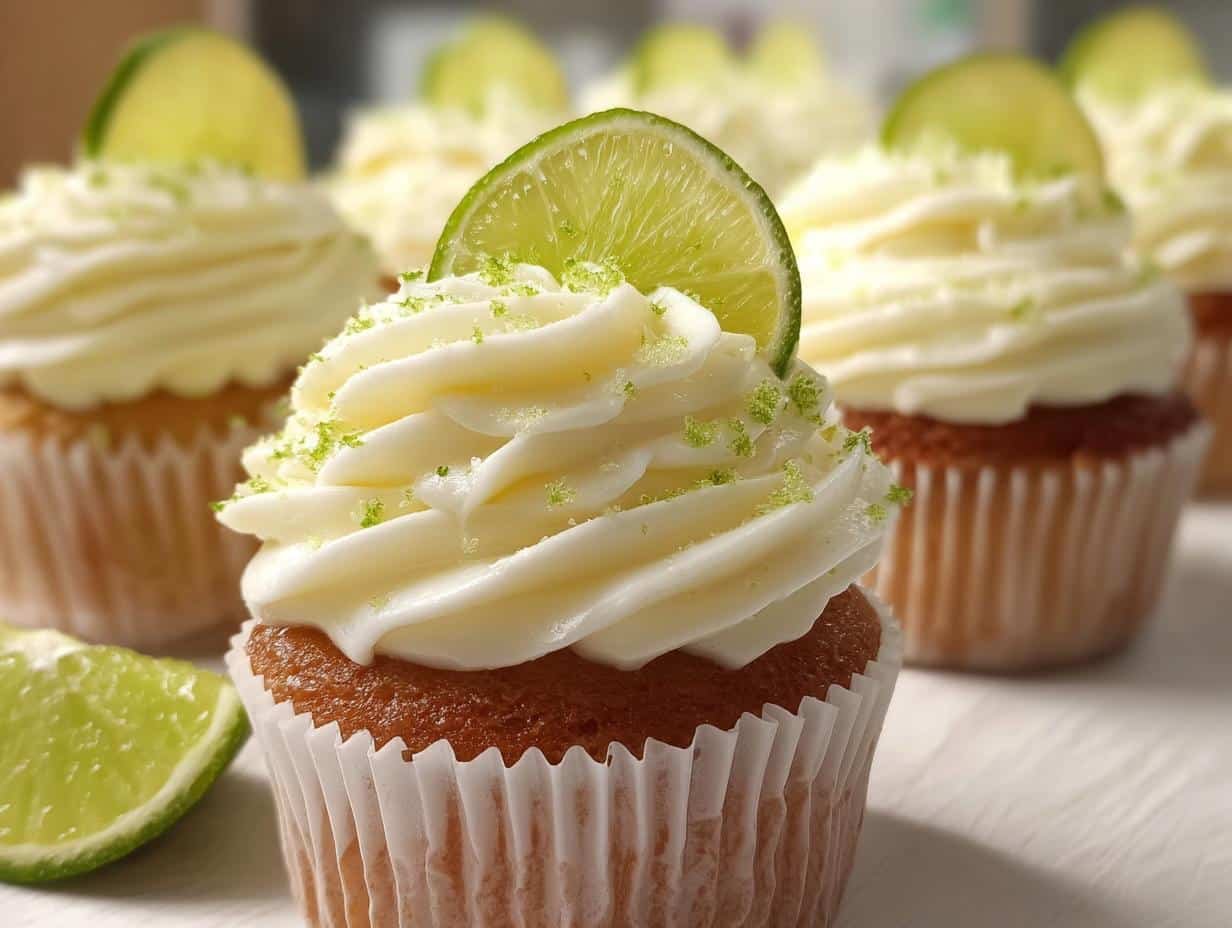 Margarita Cupcakes Lime Frosting