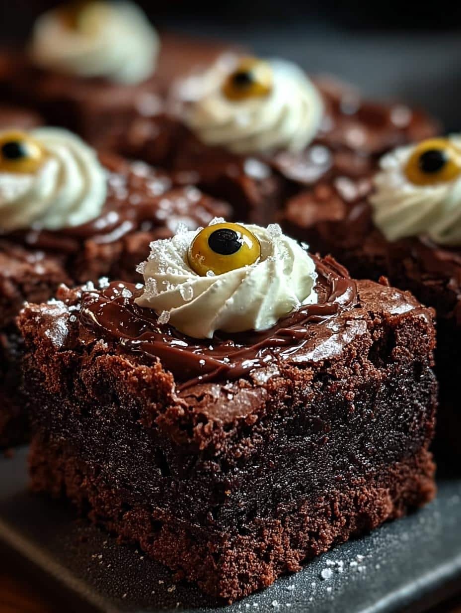 Monster Eye Brownie Bites: 9 Spooky Treats for Halloween - Monster Eye Brownie Bites - main visual representation