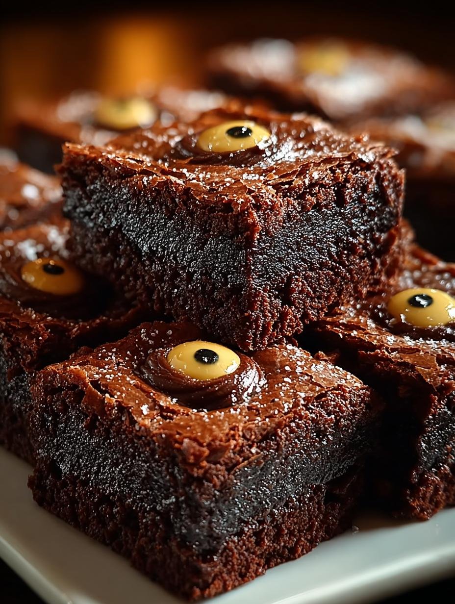 Monster Eye Brownie Bites: 9 Spooky Treats for Halloween - Monster Eye Brownie Bites - additional detail