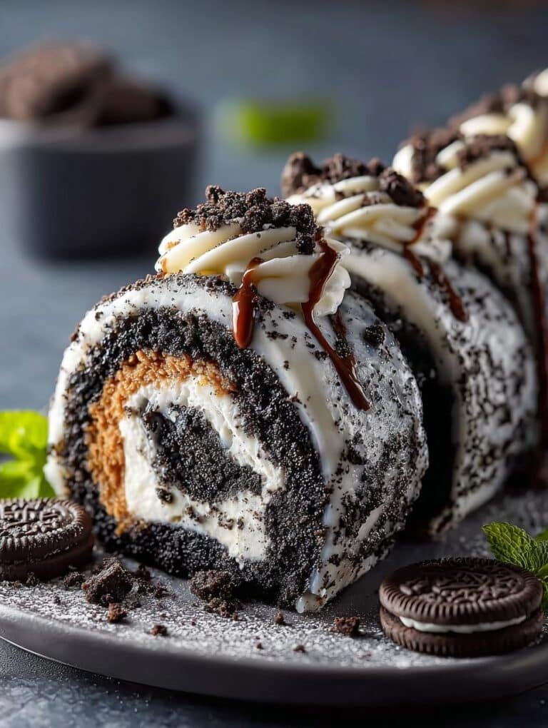 Oreo Sushi Rolls Dessert