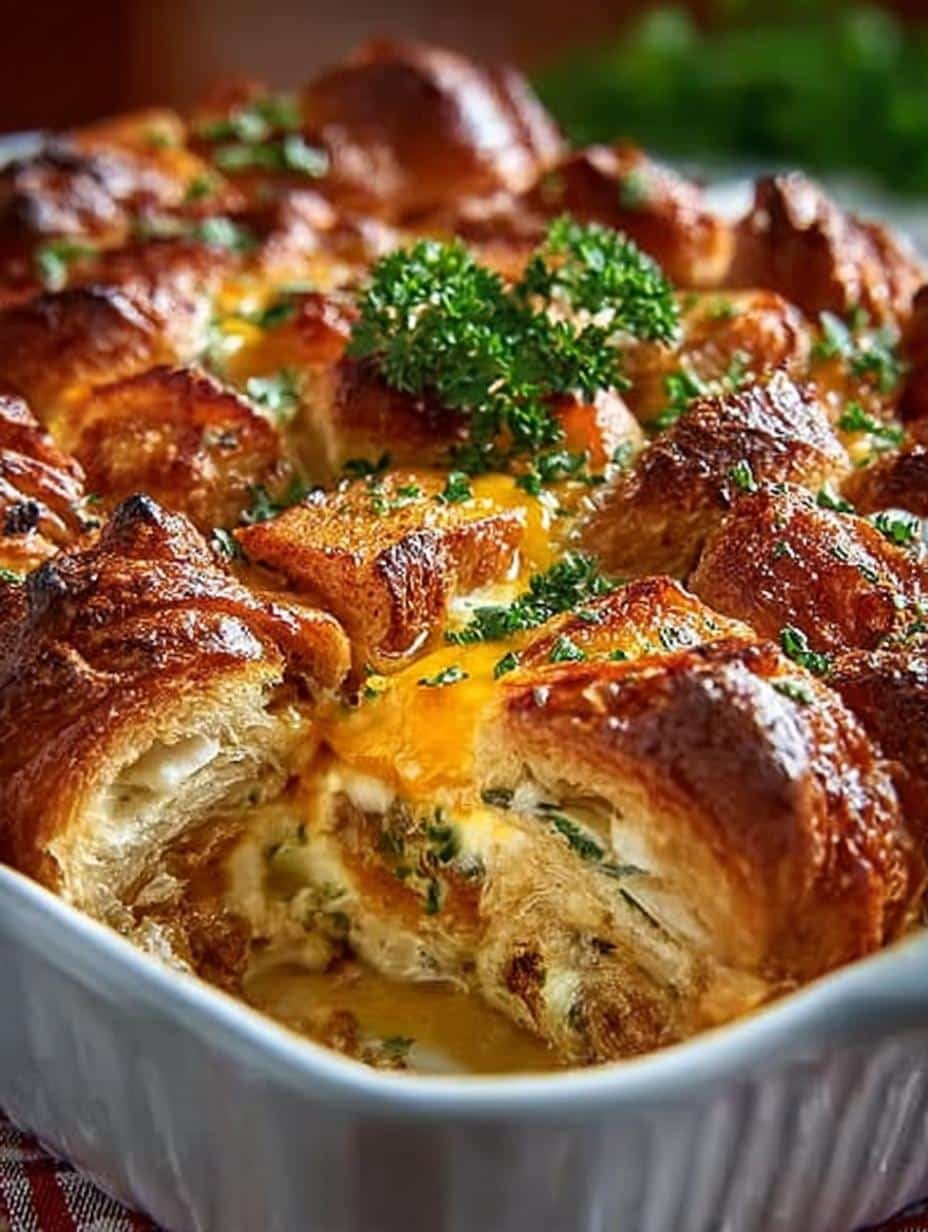 Overnight Croissant Breakfast Casserole: 10 Reasons to Love It - Overnight Croissant Breakfast Casserole - main visual representation