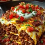 Pizza Enchiladas Ground Beef