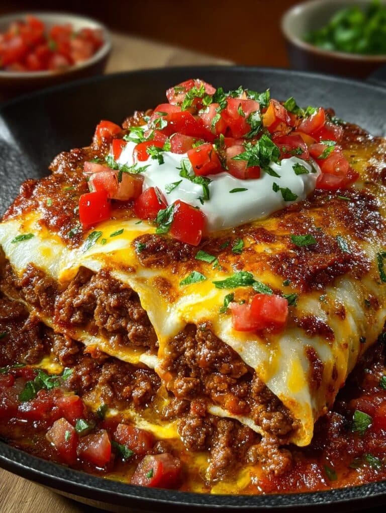 Pizza Enchiladas Ground Beef