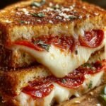 Pizza Grilled Cheese Sandwiches