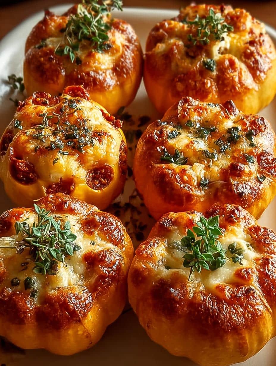 Pizza Stuffed Pumpkins: 8 Whimsical Fall Treats - Pizza Stuffed Pumpkins - main visual representation