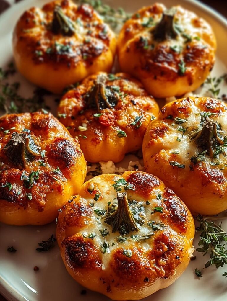 Pizza Stuffed Pumpkins