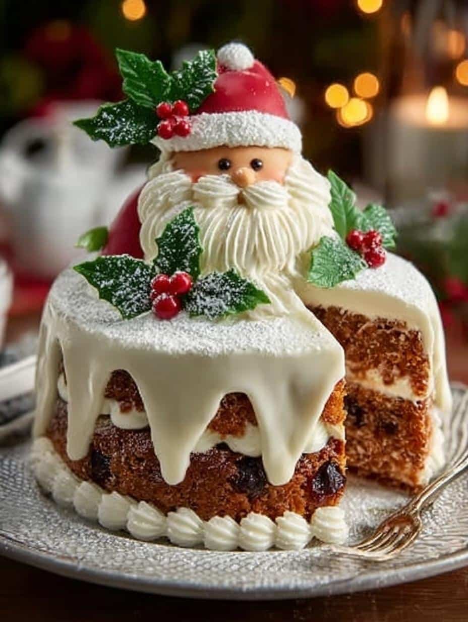 Santa Rudolph Christmas Cakes: 5 Creative Ideas to Bake - Santa Rudolph Christmas Cakes - additional detail