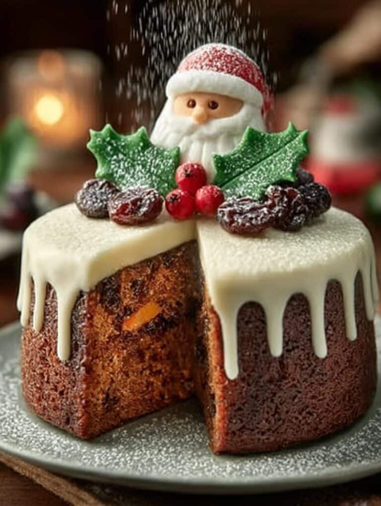 Santa Rudolph Christmas Cakes