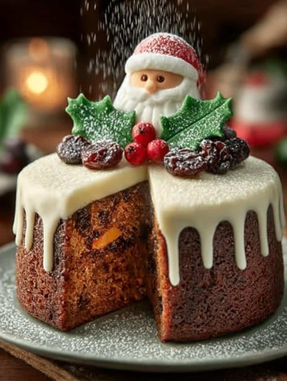 Santa Rudolph Christmas Cakes